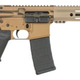 Shark Coast Tactical SCC07282SCAR-P Scarbog 5.56 NATO 30+1 10.50" Black Nitride Threaded Barrel, Aluminum Receiver w/Picatinny Rail, M-LOK Handguard, Polymer SB Tactical SBA3 Brace, Polymer Grip
