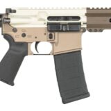 Shark Coast Tactical SCC07299SIESTA-P Siesta 5.56 NATO 30+1 10.50" Black Nitride Threaded Barrel, Aluminum Receiver w/Picatinny Rail, M-LOK Handguard, Polymer SB Tactical SBA3 Brace, Polymer Grip