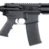 Andro Corp Industries 5568CBMPS ACI-15 CQB 5.56 NATO 30+1 8" Black Nitride Threaded Barrel, Black Anodized Aluminum Receiver w/Picatinny Rail, M-LOK Handguard, Black Polymer SBA3 Pistol Brace, A2 Grip