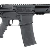 Andro Corp Industries 30010HBMPS ACI-15 Halo 300 Blackout 30+1 10" Black Nitride Threaded Barrel, Black Anodized Aluminum Receiver w/Picatinny Rail, M-LOK Handguard, Black Polymer SBA3 Pistol Brace, A