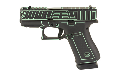 GLOCK 43X 9MM 15RD OUTLANDER BLUE - Image 2
