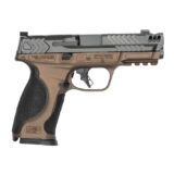 S&W PC M&P9 M2.0 Metal Carry Comp Midnight Bronze Grip Handgun 9mm Luger17rd Magazines(2) 4.22" Ported Barrel