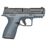 S&W Shield-X Blue Titanium Handgun 9mm Luger 13(1)&15(1)rd Magazines 3.6" Barrel Thumb Safety