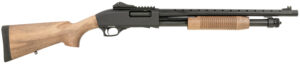 Tokarev USA 21000408 TX3  12 Gauge 18.50" 3" 5+1, Black Metal Finish, Turkish Walnut Stock, Fiber Optic & Ghost Ring Sight (Accepts Mossberg 590 Furniture)