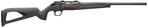Winchester Repeating Arms 525200270 Xpert Full Size 17 HMR 8+1 18" Matte Black Threaded Sporter Barrel, Drilled & Tapped Steel Receiver, Gray Synthetic Adj Cheek Piece & LOP Stock