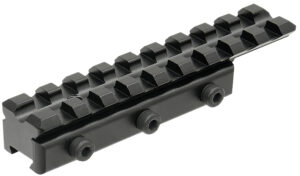Leapers MNTPMTOWLA Picatinny Adapter Mount Matte Black Anodized Aluminum Dovetail Mount
