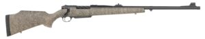 Weatherby MDG02N375HR6B Mark V DGR 375 H&H Mag 24" Graphite Black Cerakote Graphite Black Barrel & Steel Drilled & Tapped Receiver, Monte Carlo w/Raised Comb Fiberglass Stock