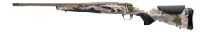 Browning 036124218 X-Bolt 2 Speed SPR Full Size 308 Win 4+1 18" Smoked Bronze Cerakote Fluted Threaded Barrel, Steel  Drilled & Tapped Receiver, Ovix Camo w/Black Overmold Adj Comb & LOP Synthetic Sto