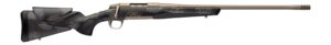 Browning 036142298 X-Bolt 2 Speed HD Full Size 7mm PRC 3+1 24" Smoked Bronze Cerakote Fluted Threaded Barrel, Smoked Bronze Cerakote Steel Drilled & Tapped Receiver, Bronze/Gray Camo w/Black Overmold
