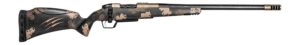 Fierce Firearms ROGSCMX22CM20BRS Carbon Mini Rogue XP 22 Creedmoor 3+1 20" Carbon Fiber Match Grade Barrel, Smoked Bronze Cerakote Steel Drilled & Tapped Receiver, Sonora Ambush Camo Adj Comb & BiPod
