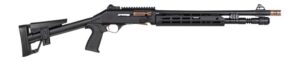 Panzer Arms PAM4CSBBTMFSS M4 Speed Pro 12 Gauge Semi-Auto 3" 5+1 18.50" Black Ported Barrel, Black Aluminum Receiver w/Picatinny Rail, M-LOK Handguard, Skeleton Stock, Black Polymer Grip