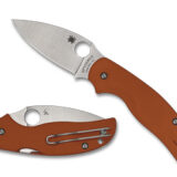 SPYDERCO SAGE 5 BRNT G-10 3" ORG