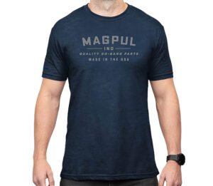 Magpul MAG1112-410-2XL Go Bang Parts Navy Heather Cotton/Polyester Short Sleeve 2XL