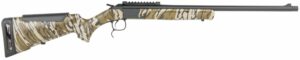 Retay USA GML410GBL Gamelander 410 Gauge Single Shot 3" 1rd 22" Black Deep Bore Barrel, Black Drilled & Tapped Receiver w/Picatinny Rail Receiver, Adj LOP OG Bottomland Synthetic Stock