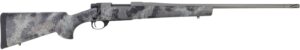 Howa HMFN762HBGL 1500 Fence Line 7.62x39mm 5+1 20" Tungsten Cerakote Heavy Threaded Barrel, Tungsten Cerakote Aluminum Drilled & Tapped Receiver, Gray Light Camo Fixed Synthetic Stock, Right Hand