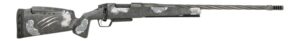 Fierce Firearms RIVSSN25CM24 Rival NRL Hunter NRL Edition 25 Creedmoor 24" Black Cerakote Stainless Steel Spiral Fluted Barrel & Drilled & Tapped Receiver, Arca Rail Forend, Carbon Matrix Push Button
