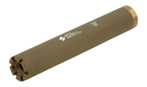 Fletcher Rifle Works TAQUITOTAN Taquito 22LR 1" Tan Stainless Steel/Aluminum 1/2"x28