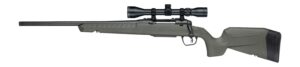 Savage Arms 33192 Axis 2 XP 25-06 Rem 4+1 20" Matte Black Carbon Steel Threaded Barrel & Drilled & Tapped Receiver, OD Green Synthetic Fixed w/Pistol Grip Stock, 3-9x40mm Duplex Scope, Left Hand