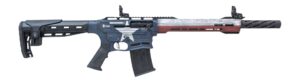 Citadel CBOSS2512-TEX Boss25 12 Gauge 3" 5+1 18.75" Threaded Barrel, Texas Flag Steel Receiver w/Picatinny Rail, Adj Comb Synthetic Butt Stock, Picatinny Rail Forend, Polymer Grip