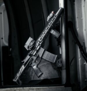 CNC Firearms CNCDDPDW300 Daniel Defense PPW Regulator 300 BO 30+1 7" Threaded Barrel, Black Aluminum Receiver w/Picatinny Rail, M-LOK Handguard, Maxim Defense CQB Gen 7 Black Polymer Buttstock, Black