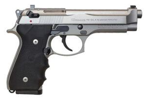 Beretta USA J92F560 92FS Brigadier 9mm Luger 10+1 4.90" Stainless Steel Barrel, Inox Stainless Steel Serrated Slide, Inox Aluminum Frame, Black Stippled Rubber Grip