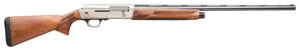 Browning 0119033005 A5 Upland 12 Gauge Semi-Auto 3" 3- 2.75" Shells 26" Gloss Blued Vent Rib Barrel, Brushed Nickel Aluminum Alloy Receiver, Fixed Turkish Walnut Stock, Invector-DS Flush Chokes