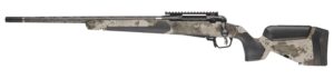 Savage Arms 32722 110 UltraLite Pro Full Size 308 Win 3+1 20" Carbon Fiber Barrel, Savage Woodland Camo Accufit V2 Synthetic Stock, Left Hand
