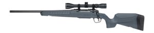Savage Arms 33199 Axis 2 XP 6.5 Creedmoor 4+1 20" Matte Black Carbon Steel Threaded Barrel & Drilled & Tapped Receiver, Gray Synthetic Fixed w/Pistol Grip Stock, 3-9x40mm Duplex Scope, Left Hand