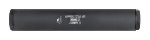 WARRIOR SYSTEMS MFG CO 3012105 22LR/22WMR/17HMR 1" Black Aluminum 1/2"x28