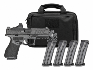 Springfield Gear Pac Echelon Alpha 4.0C Compact Handgun 9mm Luger 15rd Magazine(4) 4" Barrel U-DOT Sights Green Dot and Bag